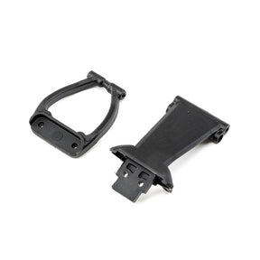 LOSA231021 FR Bumper/Skid Plate &amp; Bumper Support: Rook Rey - LOSA231021