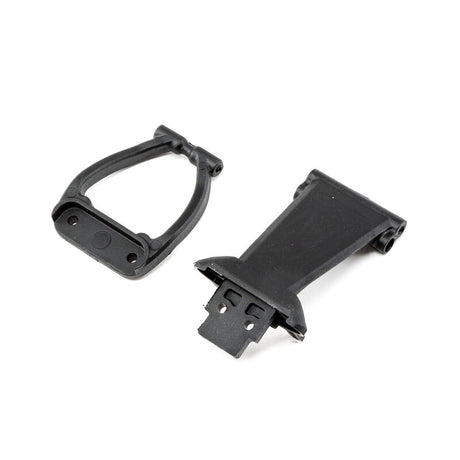 LOSA231021 FR Bumper/Skid Plate &amp; Bumper Support: Rook Rey - LOSA231021