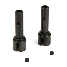 Front/Rear Stub Axle (2): 1/5 DB XL - LOS252011