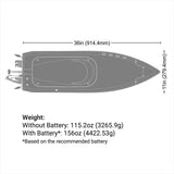 36" PRB-2171T1  Sonicwake V3