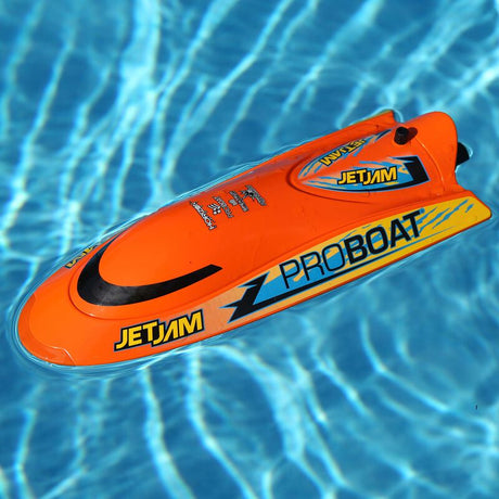 Jet Jam V2 12" Self-Righting Pool Racer Brushed RTR, Orange - PRB08031V2T1 - PRB08031V2T1
