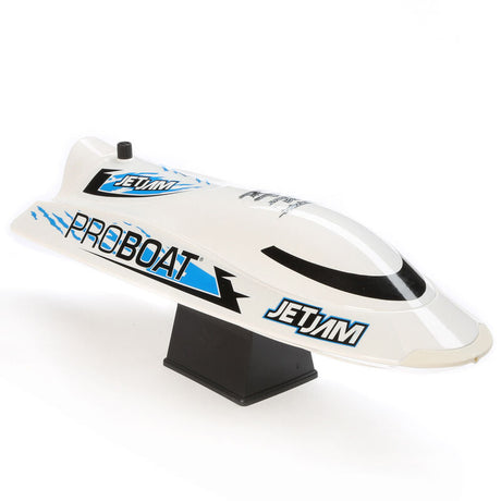 Jet Jam V2 12" Self-Righting Pool Racer Brushed RTR, White - PRB08031V2T2 - PRB08031V2T2
