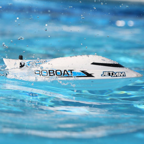 Jet Jam V2 12" Self-Righting Pool Racer Brushed RTR, White - PRB08031V2T2 - PRB08031V2T2