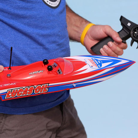 Lucas Oil 17" Power Boat Racer Self-Righting Deep-V RTR - PRB08044T2 - PRB08044T2