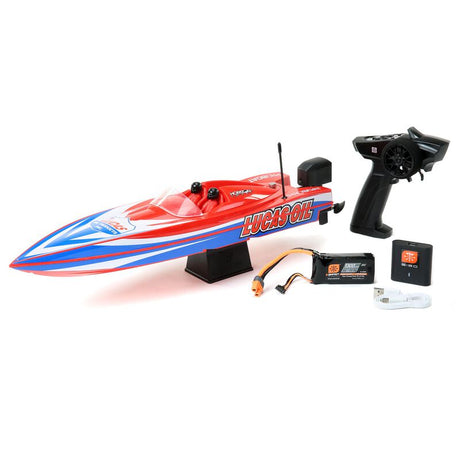 Lucas Oil 17" Power Boat Racer Self-Righting Deep-V RTR - PRB08044T2 - PRB08044T2