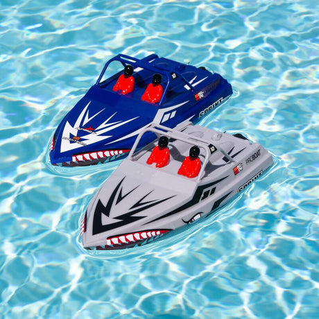 Sprintjet 9 Self-Righting Deep-V Jet Boat Brushed RTR Silver - PRB08045T2