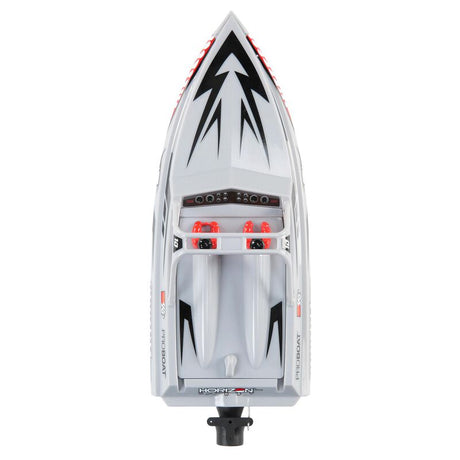 Sprintjet 9 Self-Righting Deep-V Jet Boat Brushed RTR Silver - PRB08045T2