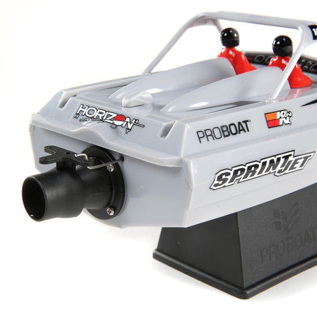 Sprintjet 9 Self-Righting Deep-V Jet Boat Brushed RTR Silver - PRB08045T2