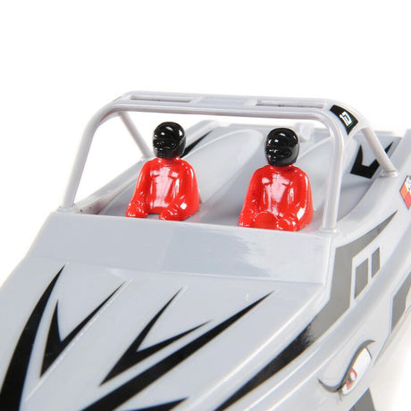 Sprintjet 9 Self-Righting Deep-V Jet Boat Brushed RTR Silver - PRB08045T2