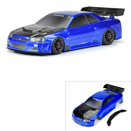 1/7 2002 Nissan Skyline GT-R R34 Painted Body Blue - PRM158413 - PRM158413