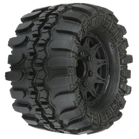 1/10 Interco Super Swamper F/R 2.8" MT Tires Mounted 12mm Black Raid (2) - PRO1011010 - PRO1011010
