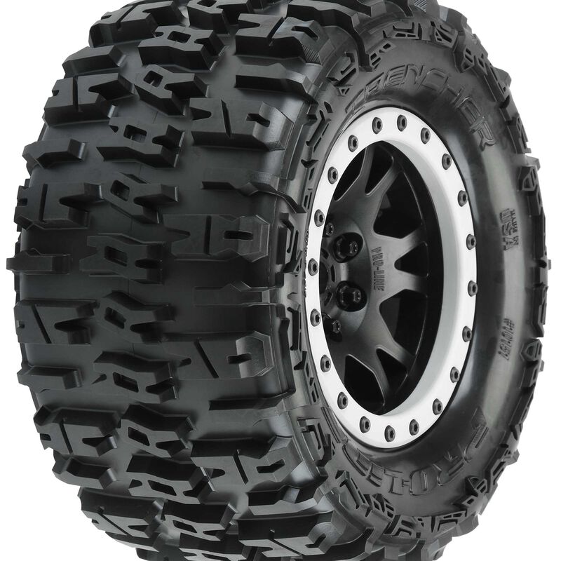 Trencher 4.3" X-MAXX MTD Impulse Front Rear Tire, Black/Gray