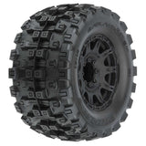 1/8 Badlands MX38 HP BELTED F/R 3.8" MT Mounted 17mm Blk Raid (2) - PRO1016610