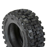 1/10 Badlands MX28 BELTED F/R 2.8" MT Tres Mounted 12mm Blk Raid (2) - PRO1017410