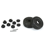 1/10 Icon M2 Front/Rear 2.2"/3.0" SC Mounted 12mm Blk Raid (2) - PRO1018210