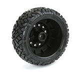 1/10 Icon M2 Front/Rear 2.2"/3.0" SC Mounted 12mm Blk Raid (2) - PRO1018210