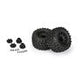 Hyrax 2.8" Mounted F/R Tires, Black 6x30: Stampede