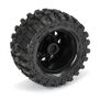 Hyrax 2.8" Mounted F/R Tires, Black 6x30: Stampede
