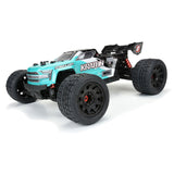1/8 Menace HP BELTED Fr/Rr 3.8" MT Tires Mounted 17mm Black Raid (2) - PRO1020610