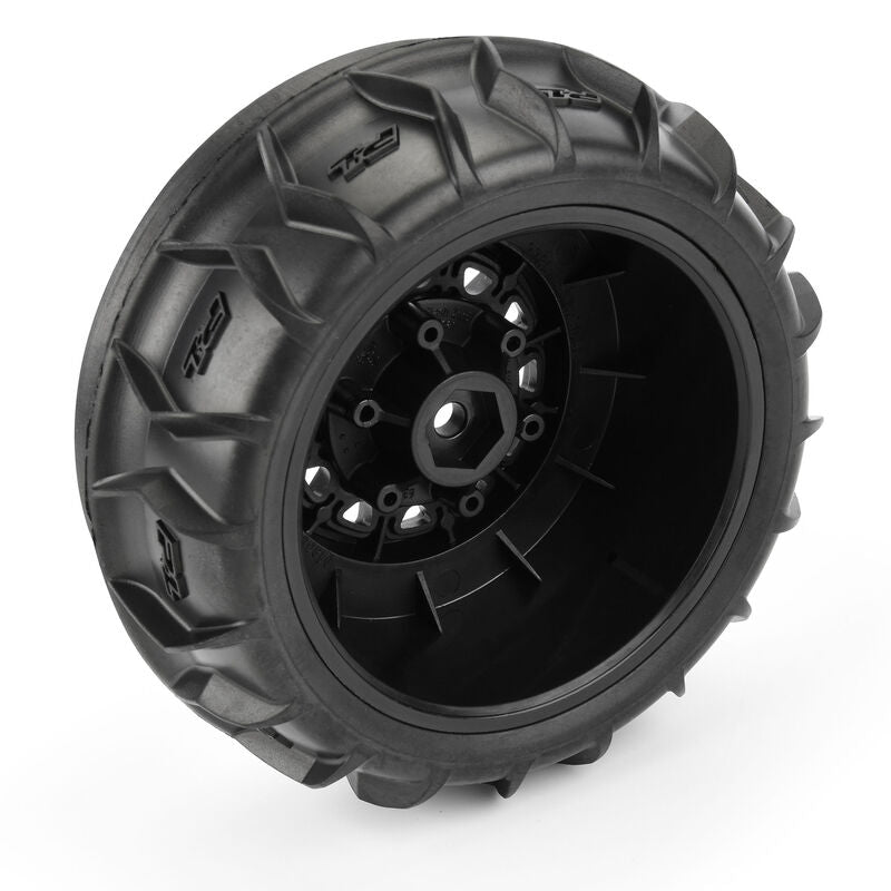 1/10 Dumont Fr Paddle/Rib 2.2"/3.0" SC Mounted 12mm Black Raid (2) - PRO1021210