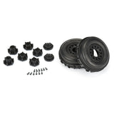 1/10 Dumont Fr Paddle/Rib 2.2"/3.0" SC Mounted 12mm Black Raid (2) - PRO1021210