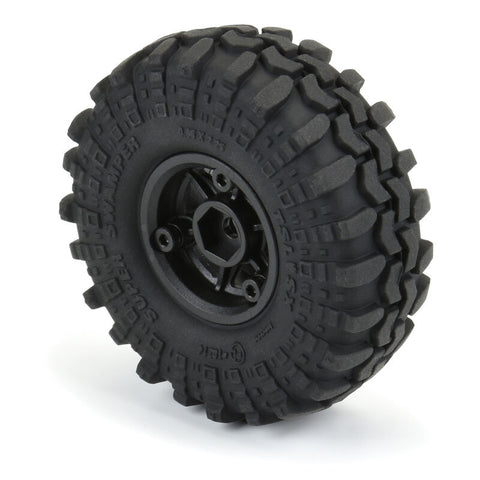 1/24 Interco Super Swamper F/R 1.0" Tires MTD 7mm Black Holcomb (4) - PRO1021410