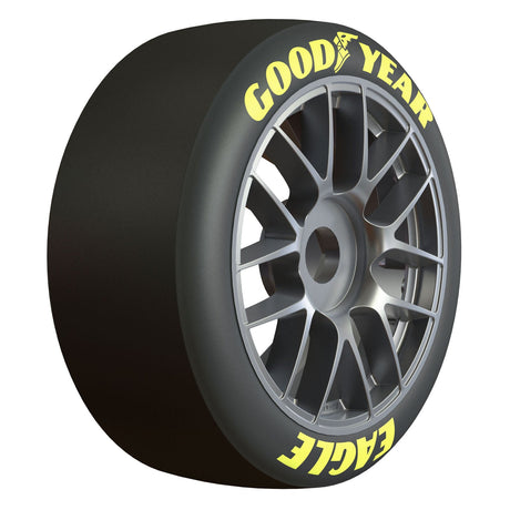 1/7 Goodyear NASCAR Cup F/R Belted MTD 17mm Gunmetal: Infraction 6S - PRO1023311 - PRO1023311
