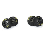 Pro-Line 1/12 Goodyear Eagle Dirt Tire F/R MTD Gray Wheels (4)