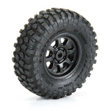 Pro-Line 1/30 BFG Krawler T/A KX Front/Rear Mounted Black Icon Nuevo (4) for Axial SCX30