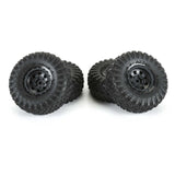 Pro-Line 1/30 Aztek Front/Rear Mounted Black Clobber (4) for Axial SCX30