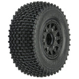 1/10 Gladiator M3 Front/Rear 2.2"/3.0" SC Mounted 12mm Blk Raid (2) - PRO116912