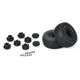 1/10 Gladiator M3 Front/Rear 2.2"/3.0" SC Mounted 12mm Blk Raid (2) - PRO116912