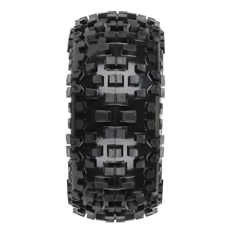 1/10 Badlands Front/Rear 2.2"/3.0" SC Mounted 12mm Black Raid (2) - PRO118210