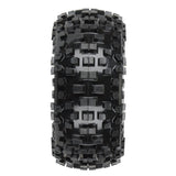 1/10 Badlands Front/Rear 2.2"/3.0" SC Mounted 12mm Black Raid (2) - PRO118210