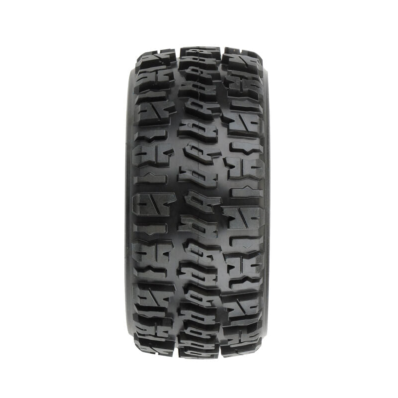 1/10 Trencher X Front/Rear 2.2"/3.0" SC Mounted 12mm Black Raid (2) - PRO119010
