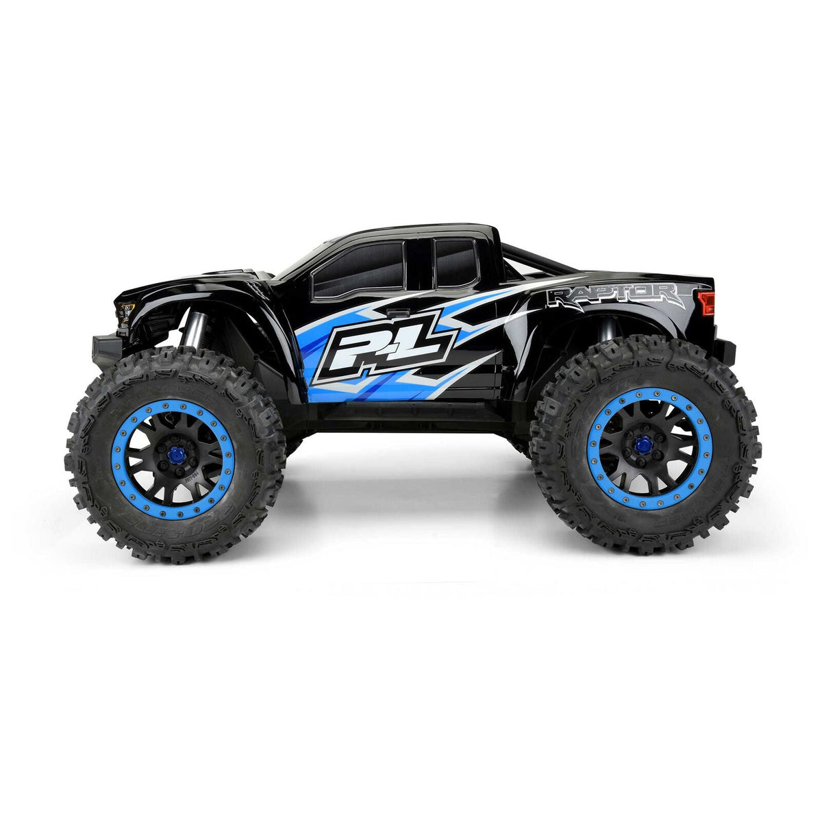 1/5 Pre-Cut 2017 Ford F-150 Raptor Tough-Color Black Body: X-MAXX - PRO348218