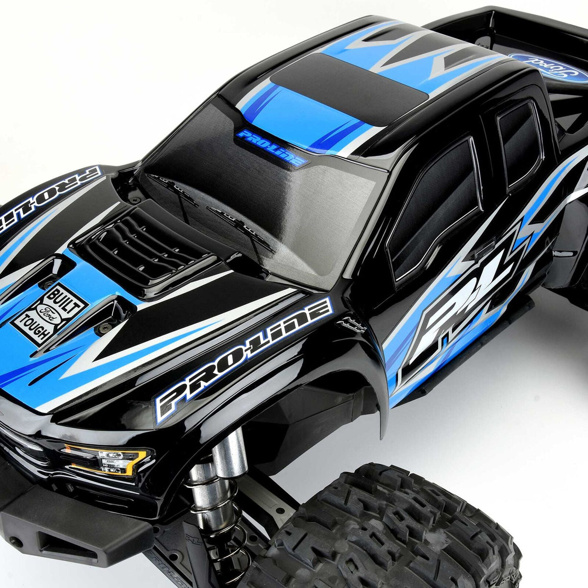 1/5 Pre-Cut 2017 Ford F-150 Raptor Tough-Color Black Body: X-MAXX - PRO348218