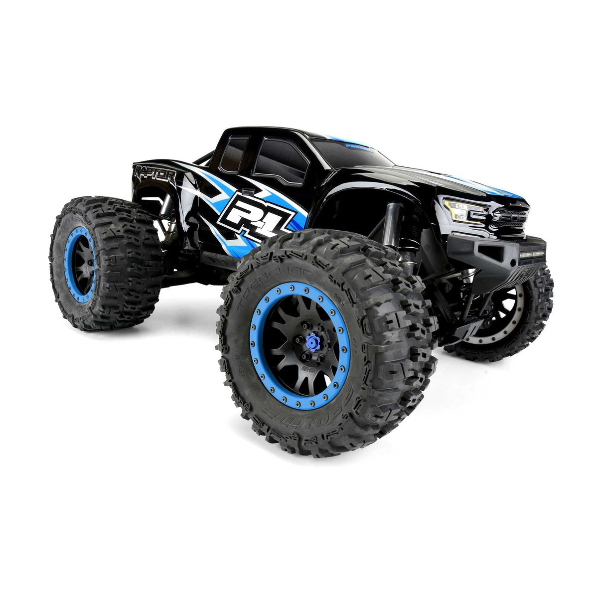 1/5 Pre-Cut 2017 Ford F-150 Raptor Tough-Color Black Body: X-MAXX - PRO348218