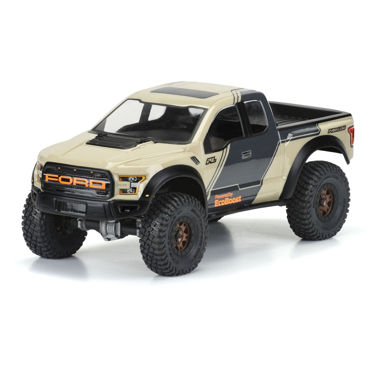 1/10 2017 Ford F-150 Raptor Clear Body 12.3" (313mm) WB Crwlrs - PRO351600