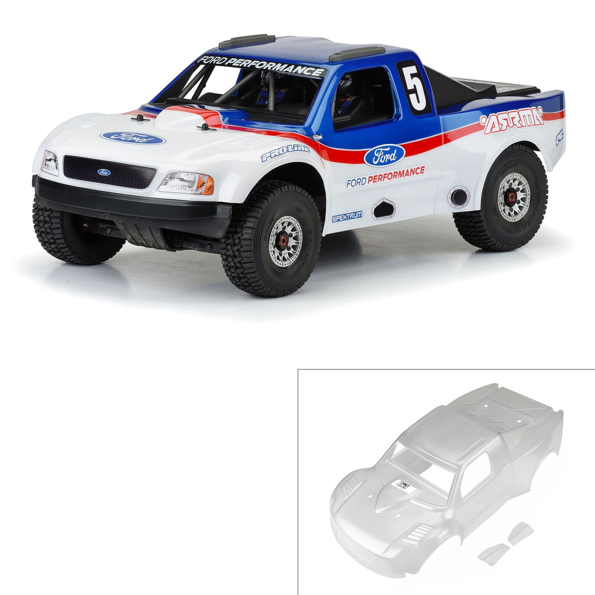 Pre-Cut 1997 Ford F-150 Trophy Truck Clear Body