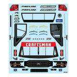 Pro-Line Racing 1/12 Pre-Cut 2024 Ford F-150 Truck Clear Body: Losi NASCAR