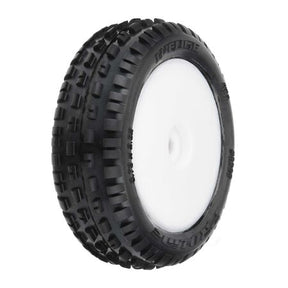 1/18 Wedge Front Carpet Mini-B Tires Mounted 8mm Wheels (2) - 675118178967