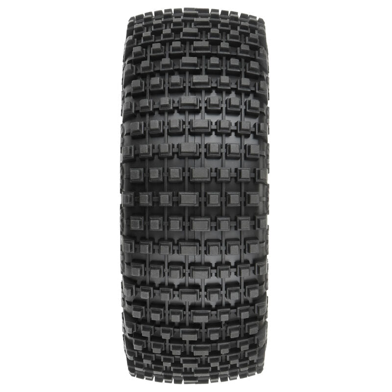 1/8 Gladiator M2 Fr/Rr Buggy Tires Mounted 17mm Black Mach 10 (2) - PRO907421