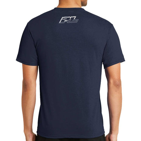 Pro-Line Racing Streak Deep Navy T-Shirt, Small - PRO985401