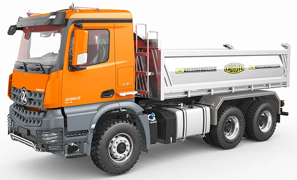 1:14 RC hydraulic dump truck 6x6  with battery, charger k3364 - k3364