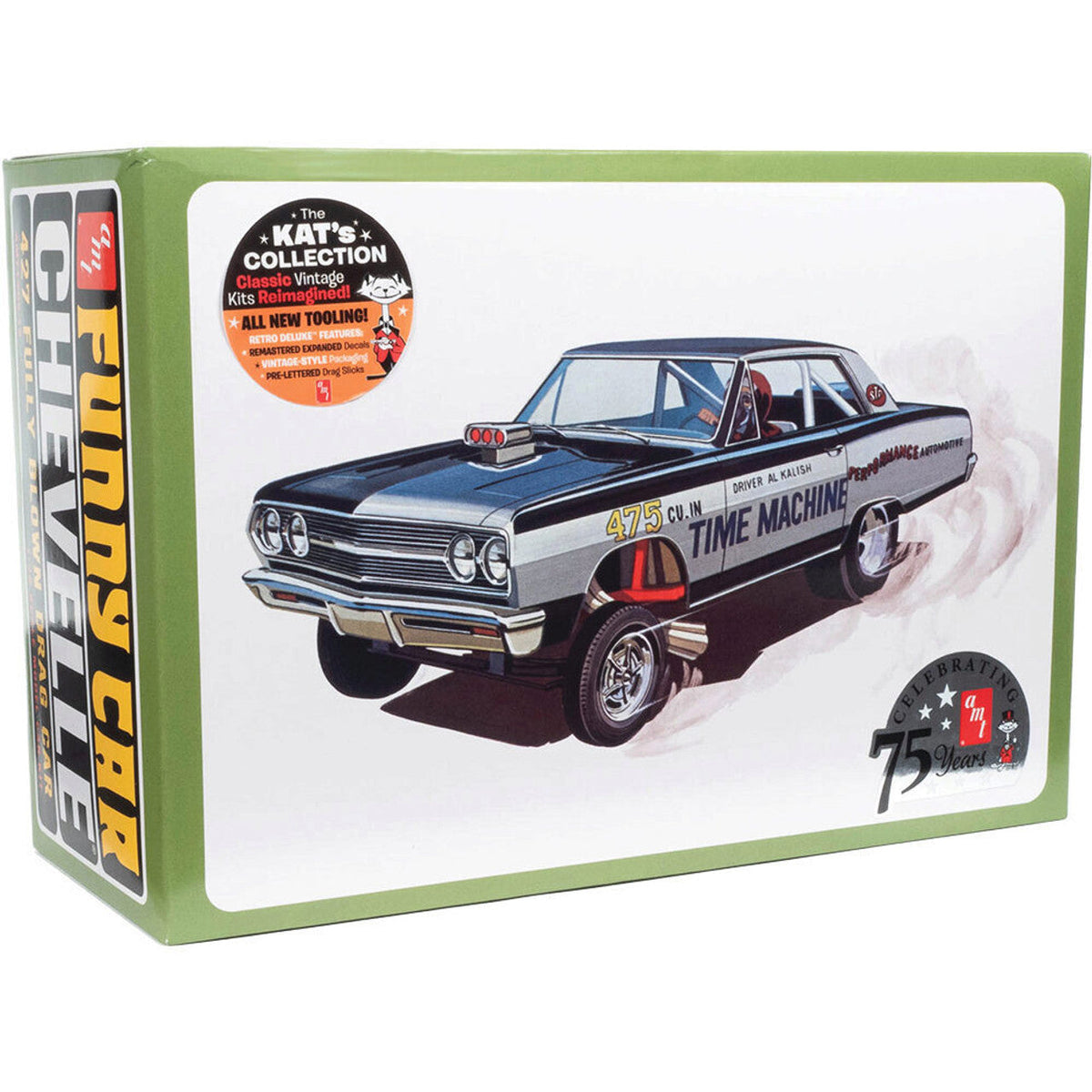 1965 Chevy Chevelle AWB "Time Machine" 1/25 Kit - AMT1302