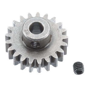 Extra Hard Steel 5mm Bore 1 Module Pinion, 21T