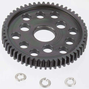 32P Hard Black Steel Spur, 54T: Slash, Stampede 4x4