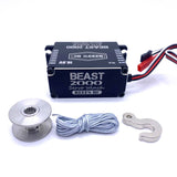 SEHREEFS117 RC Beast 2000 1/5 Scale Digital Metal Gear Waterproof Winch Servo, Black