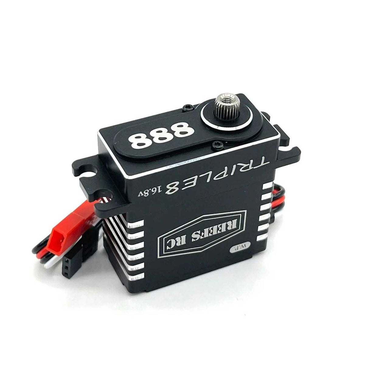 SEHREEFS124  RC Triple8 Standard Digital Metal Gear Waterproof Direct Power Servo, Black